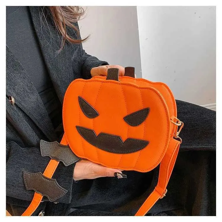 Genți de damă Weird Pumpkins, geantă de Halloween, geantă de voiaj cu despicare de culoare, geantă de mână pentru școală, geantă de umăr pentru machiaj, LageC241021_voghion.com