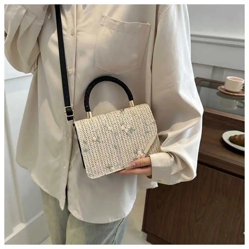 Borsa a tracolla in paglia boho per donna estate spiaggia mare_voghion.com