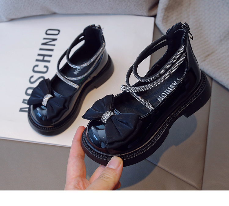  Girl's Little Leather 2023 New Children's Soft Sole Princess Shoes Girl_voghion.com