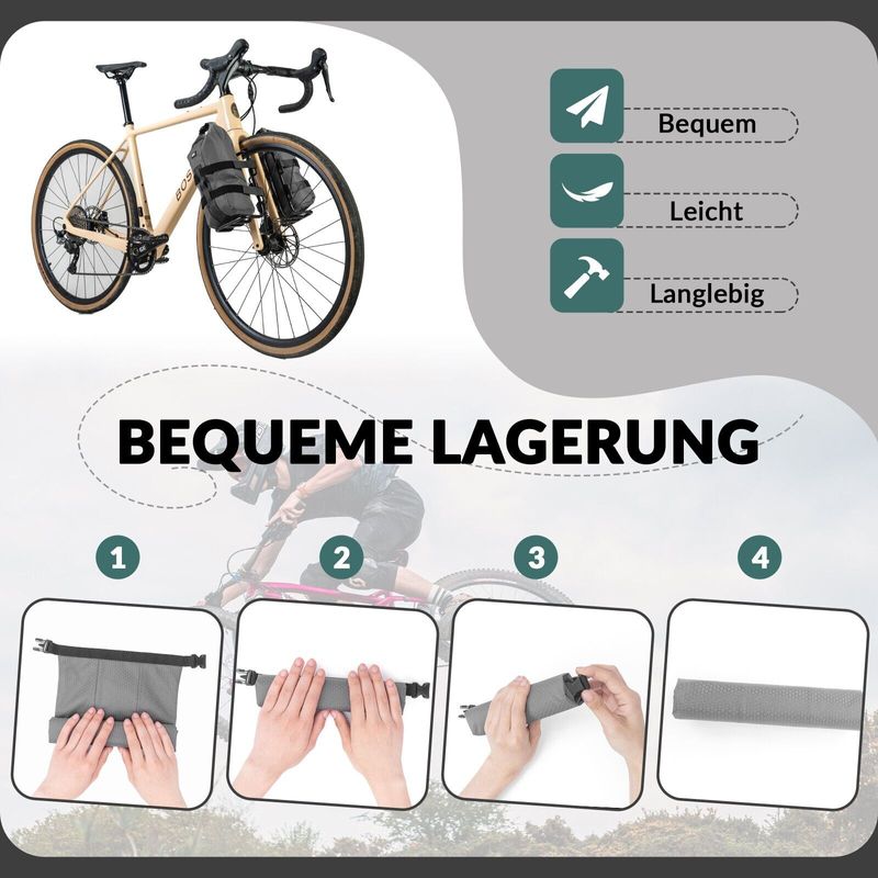 ROCKBROS Bicycle Lage Rack Fork Bag Front Wheel Carrier MTB_voghion.com