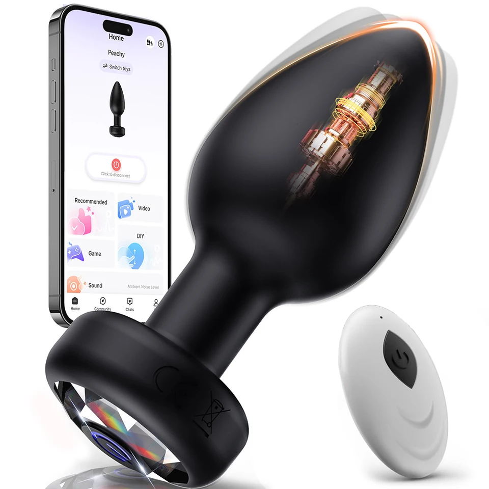 Kabelloser Analvibrator Mit Fernbedienung Zur Prostatamassage_voghion.com