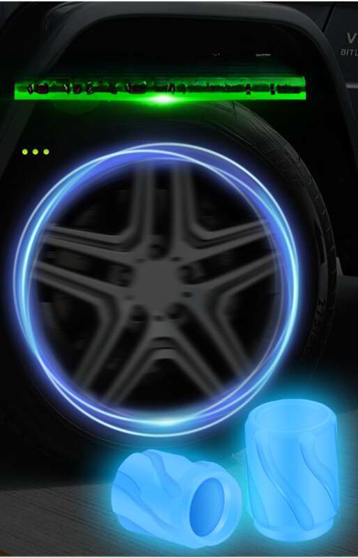 New Luminous Valve Cap For Electric Vehicles, Motorcycles, And Tires_voghion.com