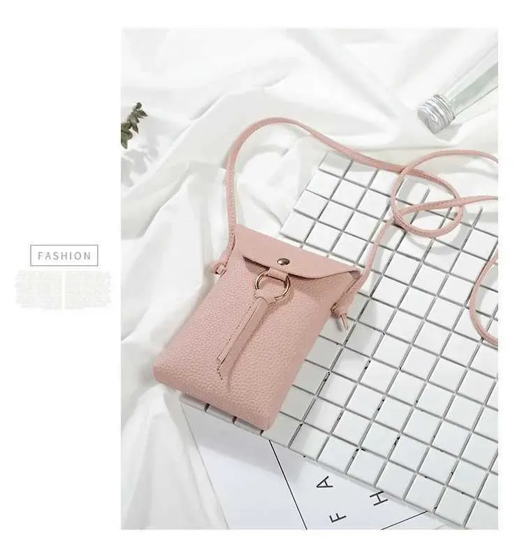 Crossbody Cell Schulter für Frauen Einfache Messenger Solide Taschen Telefon GeldbörsenC241021_voghion.com