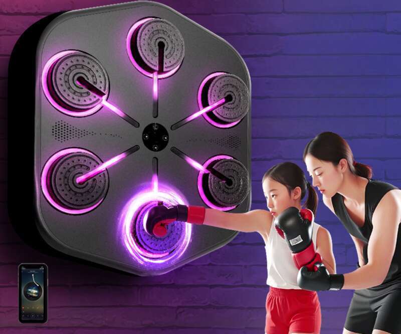 Schalten Sie ein neues Boxerlebnis frei: L2-Bluetooth-Gerät für zu Hause, kostenloser Boxunterricht jederzeit zum Anschauen, Musik-Rhythmus-Wandziel, lustiges Flipping-Training_voghion.com