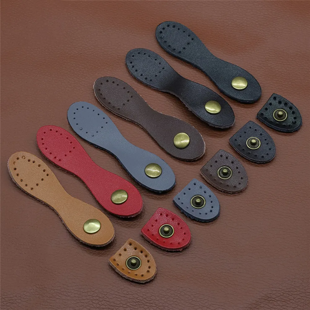 1PC Leather Metal Snap Handmade Wallet Card Pack Hasp Clasp Buckle Purse Handbag Button Bag Part Accessor_voghion.com