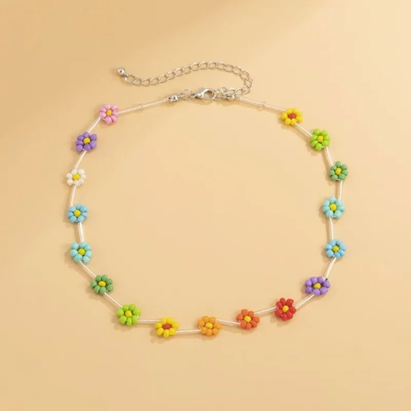 Chains Resin Beaded Clavicle Necklaces Women Summer Jewelry Neck For Woman_voghion.com