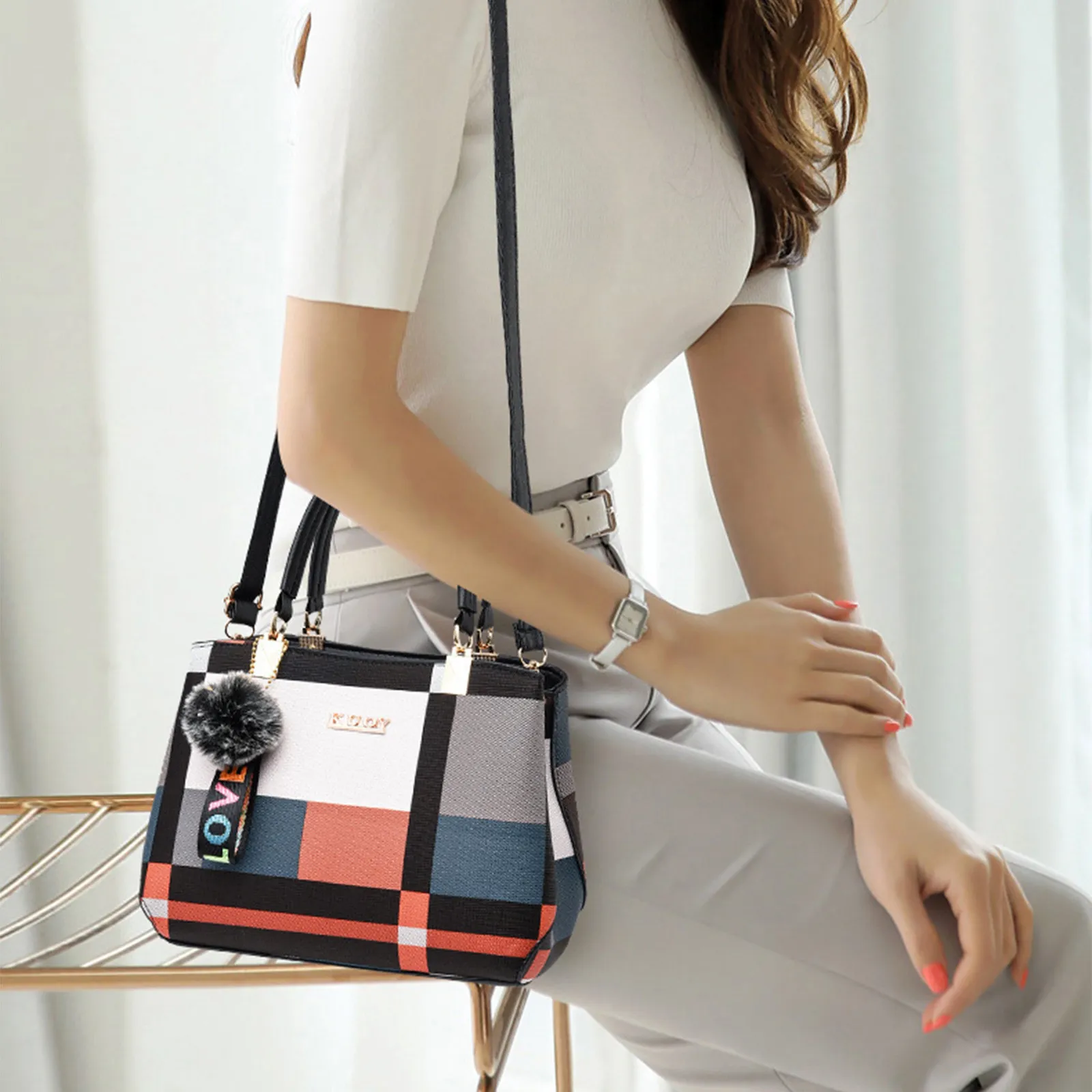 Modische Damen Handtaschen Schulter- Und Umhängetaschen Set_voghion.com
