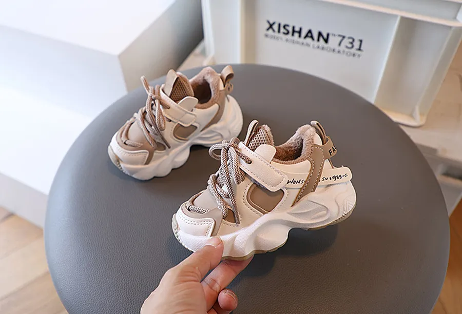 Baby Toddler Winter For Boys Girls Warm Little Kids Enfant Casual Sneakers Non-slip Happysteps Children Sport Shoes_desvips.com