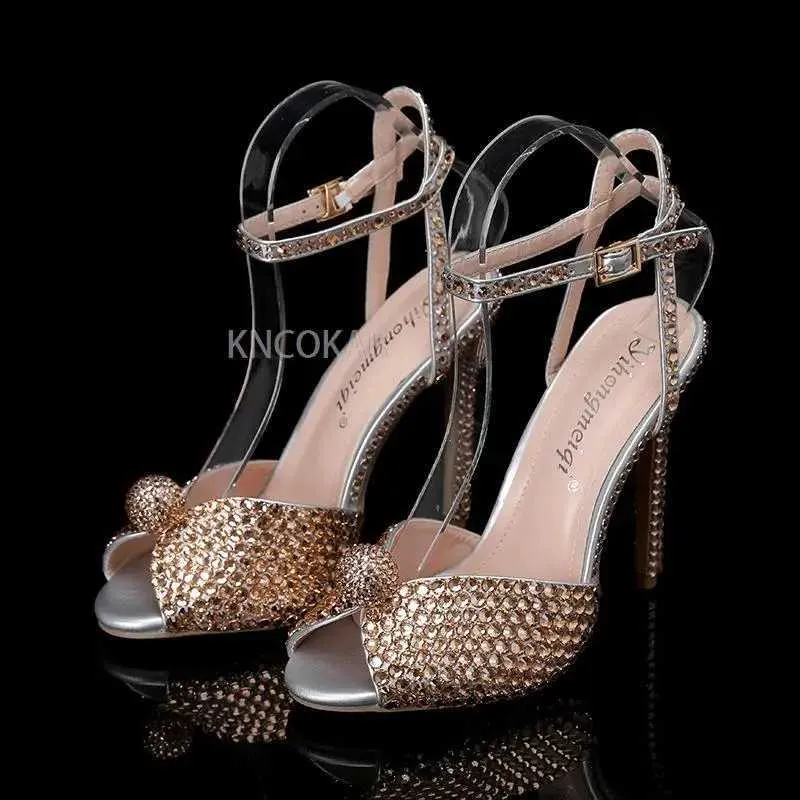 Dress 2023 Sandals Fashion Quality Wedding Shoes Womens New Pearl Studs Open Toe High Heels H240621 16_voghion.com