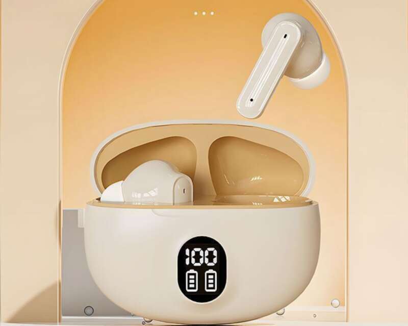 【5,846 milioni di persone collezionano questo marchio】 Auricolari Bluetooth Tianyu TY-FG78 Riduzione del rumore digitale wireless Nuovo gioco_voghion.com