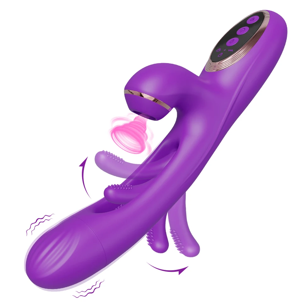 Sucking Flapping Vibrator Dildo And G-spot Clitoris Stimulator_voghion.com