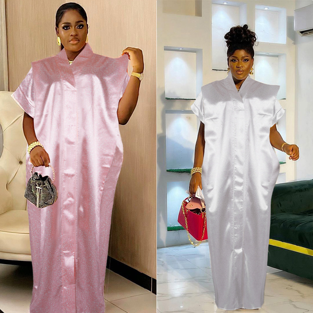 Commerce électronique transfrontalier Station indépendante Vêtements pour femmes africaines Robe grande taille Moyen-Orient Style ethnique islamique Grande robe