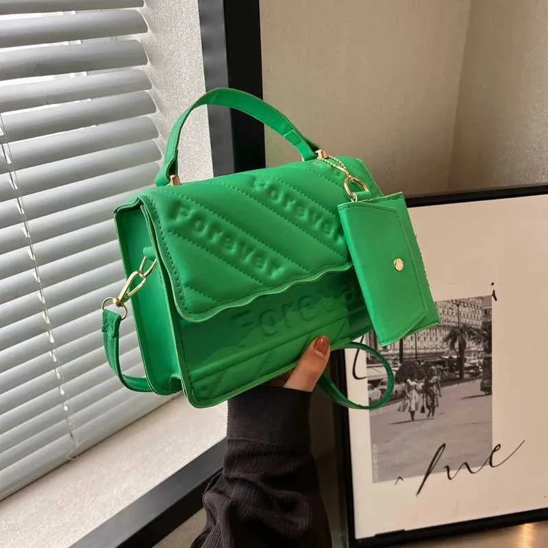 New Fashion Shoulder Bag Quilted PU Leather Ladies Square Handbags Brand Designer Small Crossbody Bags for WomenC241116_voghion.com