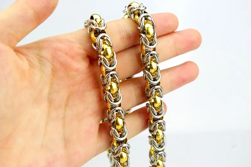 Ketten Reines Gold Silber Farbe Kette Halskette Mit Großen Rabatt Schmuck Für Frau Mann HZB043Chains Sidn22_voghion.com