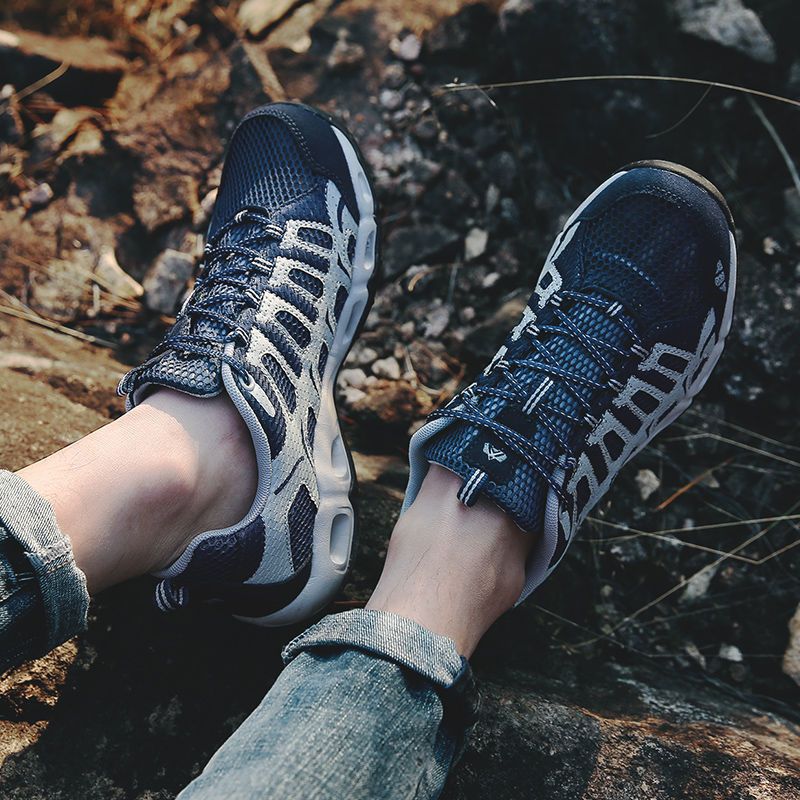 Sommer schnell trocknend männer und frauen atmungsaktive leder outdoor nicht-slip wandern schuhe_voghion.com