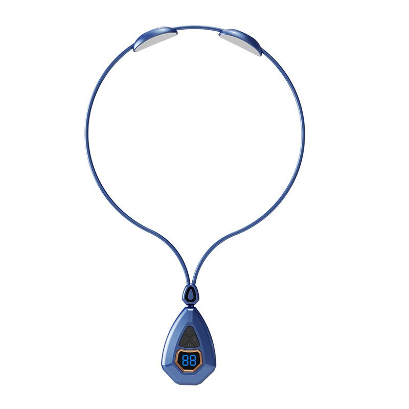 Appareil de massage intelligent pour le cou, chauffage EMS, impulsion, mini appareil électrique pour le dos et le corps, soulagement des douleurs cervicales_voghion.com
