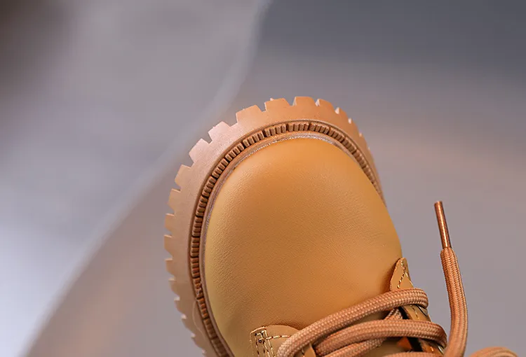 Lasten PU-nahkaiset talvikengät pojille ja tytöille, liukumattomat taaperoiden lyhyet lumikengät, Littlesprouts-koot 21–30_voghion.com