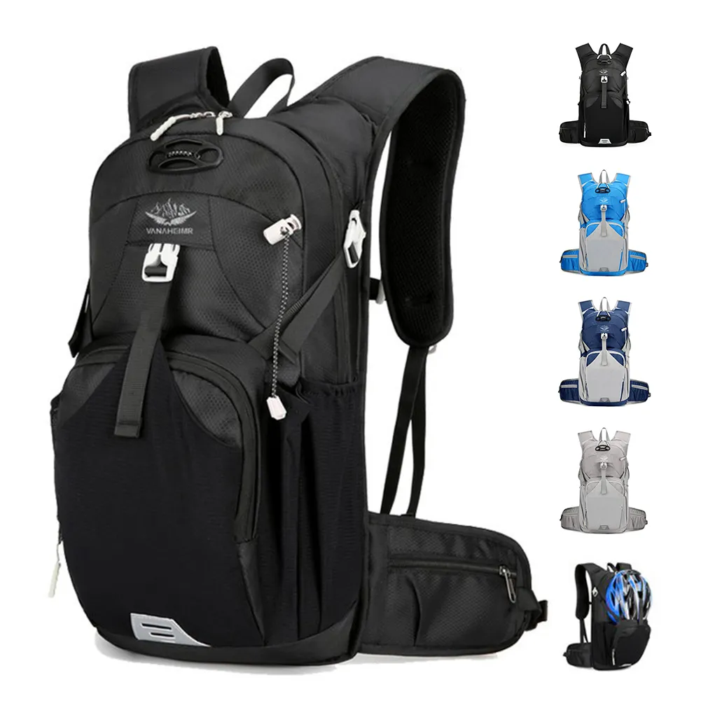 Camping Waterproof Breathable Travel Backpack Wear-resistant Layered Storage With Eflective Stripe For Exercise Fiess_voghion.com