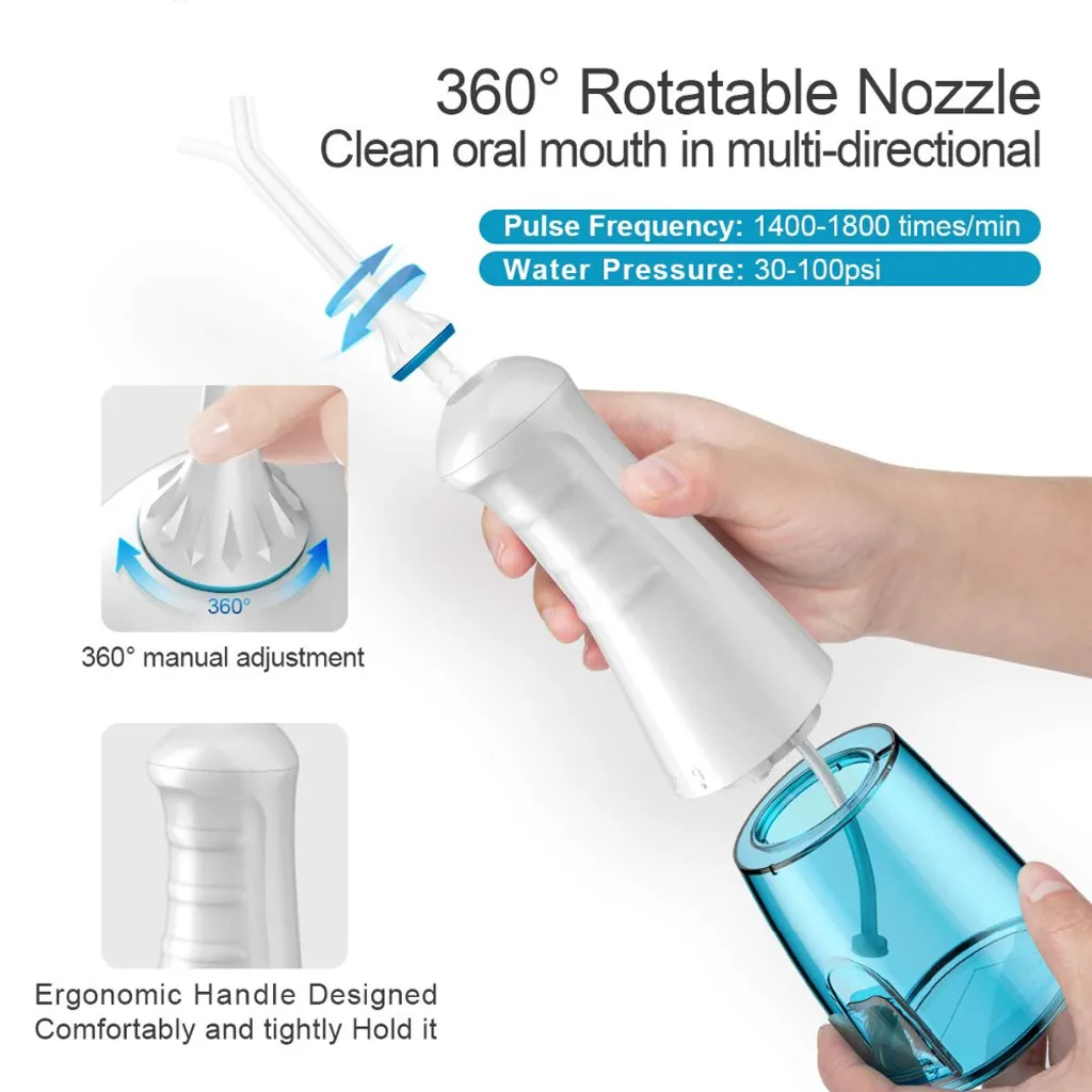 Desktop Flosser - 300ml｜Cordless｜2 Tips｜EU Dental_voghion.com
