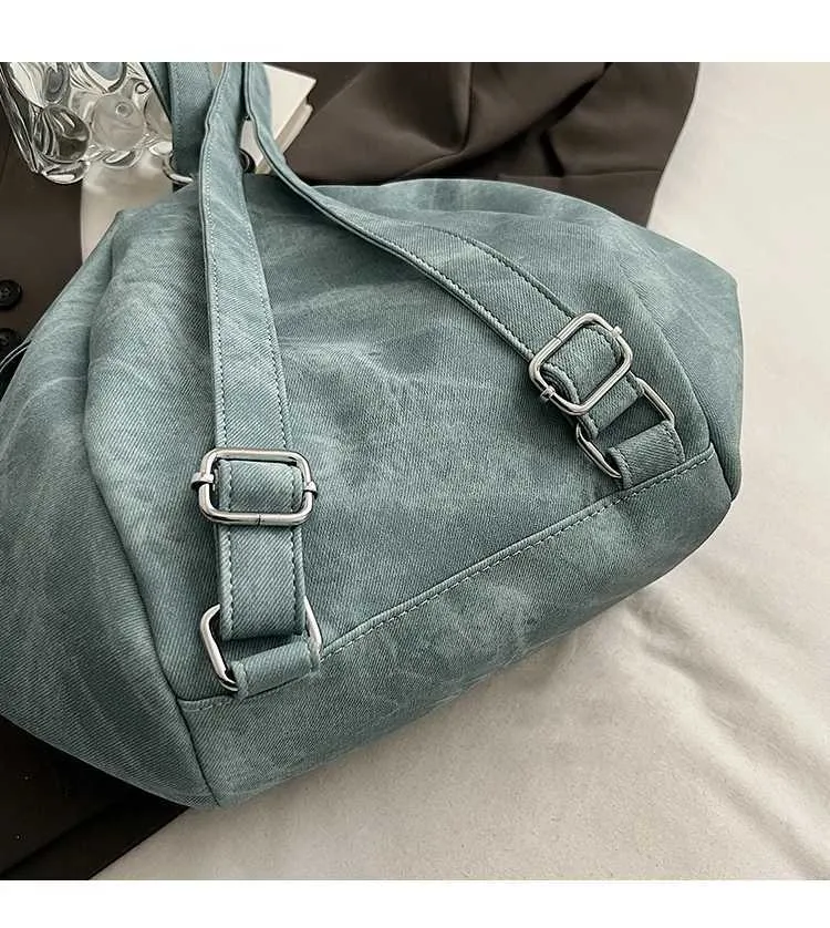 Vintage Damen Rucksack Aus Denim Für Reisen Und Freizeit_voghion.com