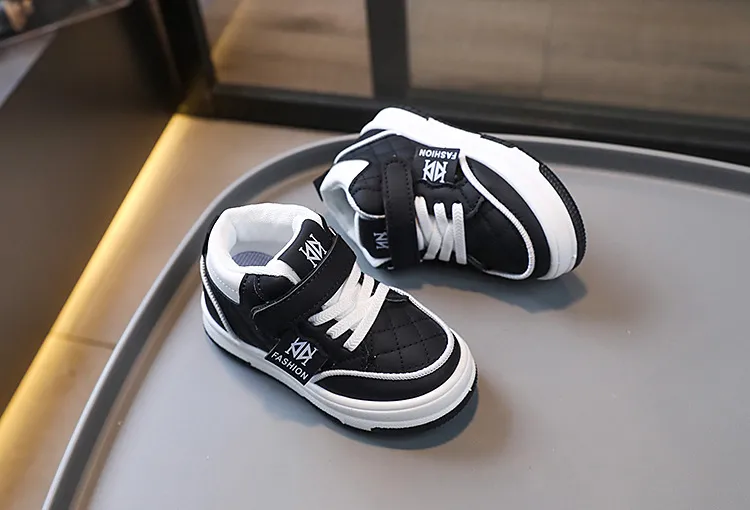 Toddler Boy Basketball Girl Sport Non-slip Footwears Autumn Student Kidsnest New Outdoor Shoes Sizes US5c-US1y_voghion.com