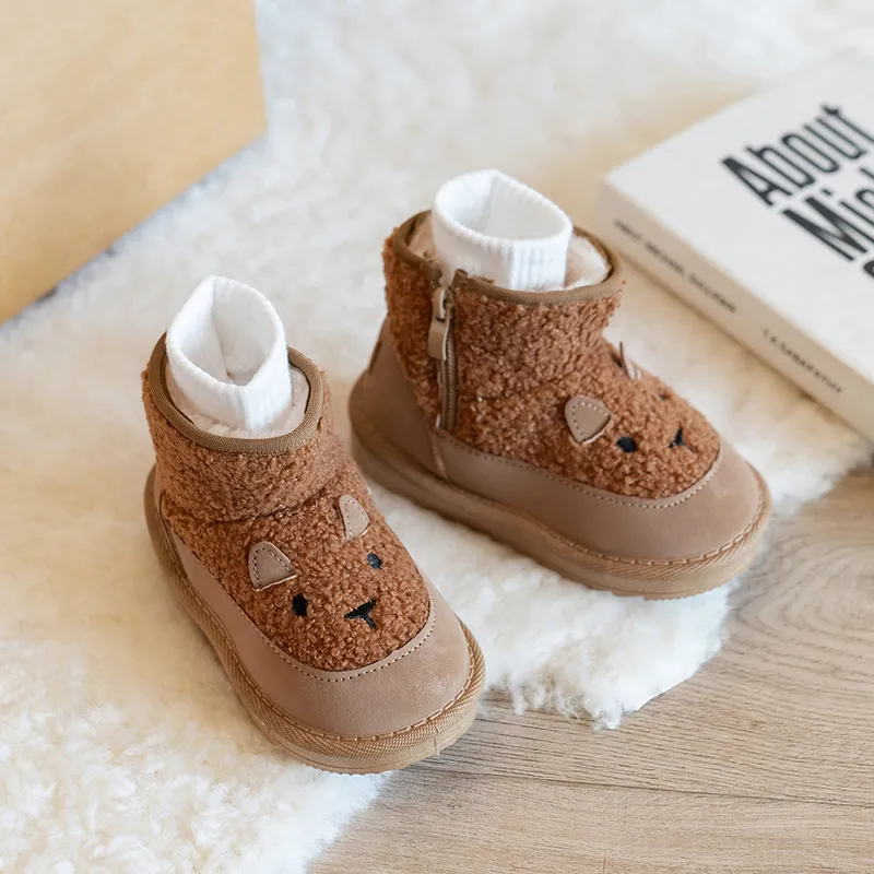 Pantofi de zăpadă pentru sugari, pentru copii, 2025, Ute Artoon, din pluș, groși și călduroși, din umplutură, cizme de iarnă pentru copii, mărimi_voghion.com