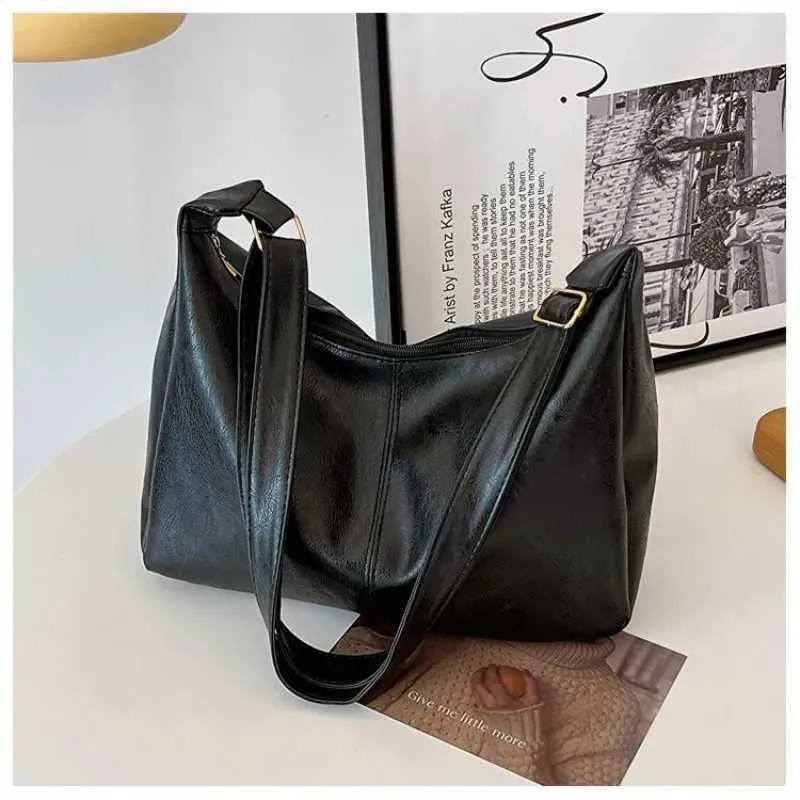 PU Leder Pendler Mode Vintage Casual Maillard Stilvolle Umhängetaschen für Frauen Textur Große Kapazität_voghion.com