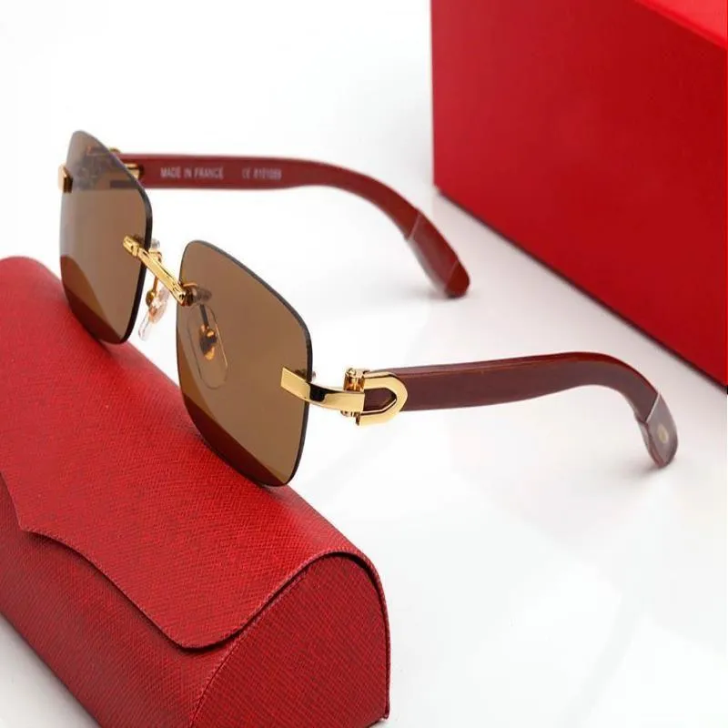 Designer Sunglasses Polarized Uv Protection Fashion Frameless_voghion.com