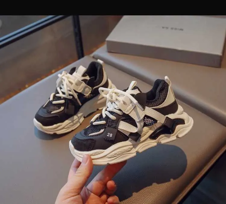 Atletische Outdoor Kinderen Mesh Ademend TPR Casual Sneakers Sport Peuter Jongens Meisjes Hardloopschoenen Kinderen Tennis 36_voghion.com