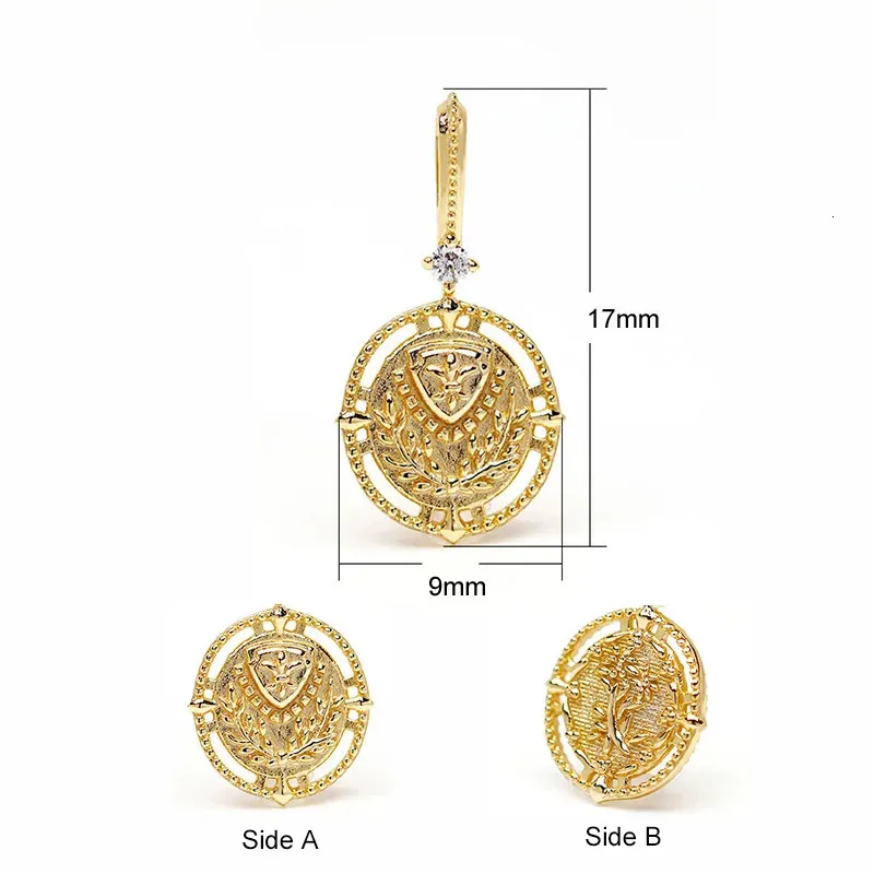 Collier porte-bonheur LAMOON pour femme en argent sterling avec pendentif mini totem plaqué or K, bijoux délicats faits à la main_voghion.com