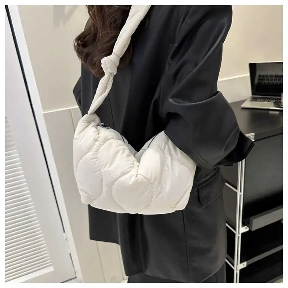 Gesteppte Umhängetasche Für Damen Große Puffy Schultertasche_voghion.com