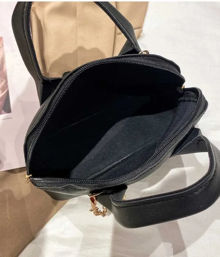 Fashion Women Shoulder Designer Shell Ladies Hand Bag Large Capacity Crossbody Bags Vintage PU Leather Totes_voghion.com