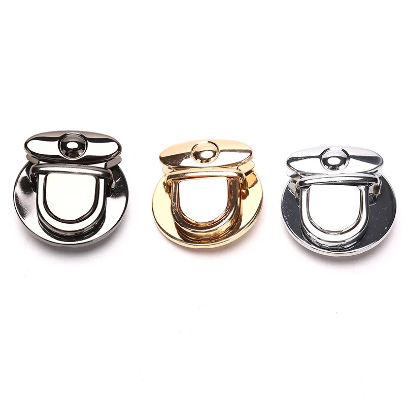 1Pcs Metall Durable Verschluss Drehen Twist Lock Für DIY Handtasche Geldbörse Lage Hardware Verschluss Tasche Teile Zubehör_voghion.com