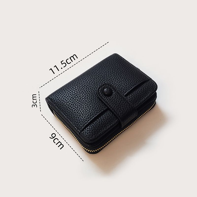 Instagram Nu Litschi Mustr Wiblich Kurz Null Multi funktions Studnt Anti-Dibstahl Kart Tasch Trndy_voghion.com