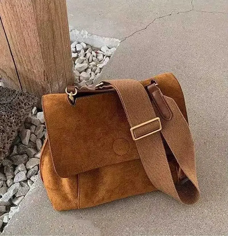 Winter Mode Schulter Taschen Für Frauen Retro Pu Leder Klappe Umhängetasche Dame Messenger Handtasche Kupplung PurseC241021_voghion.com