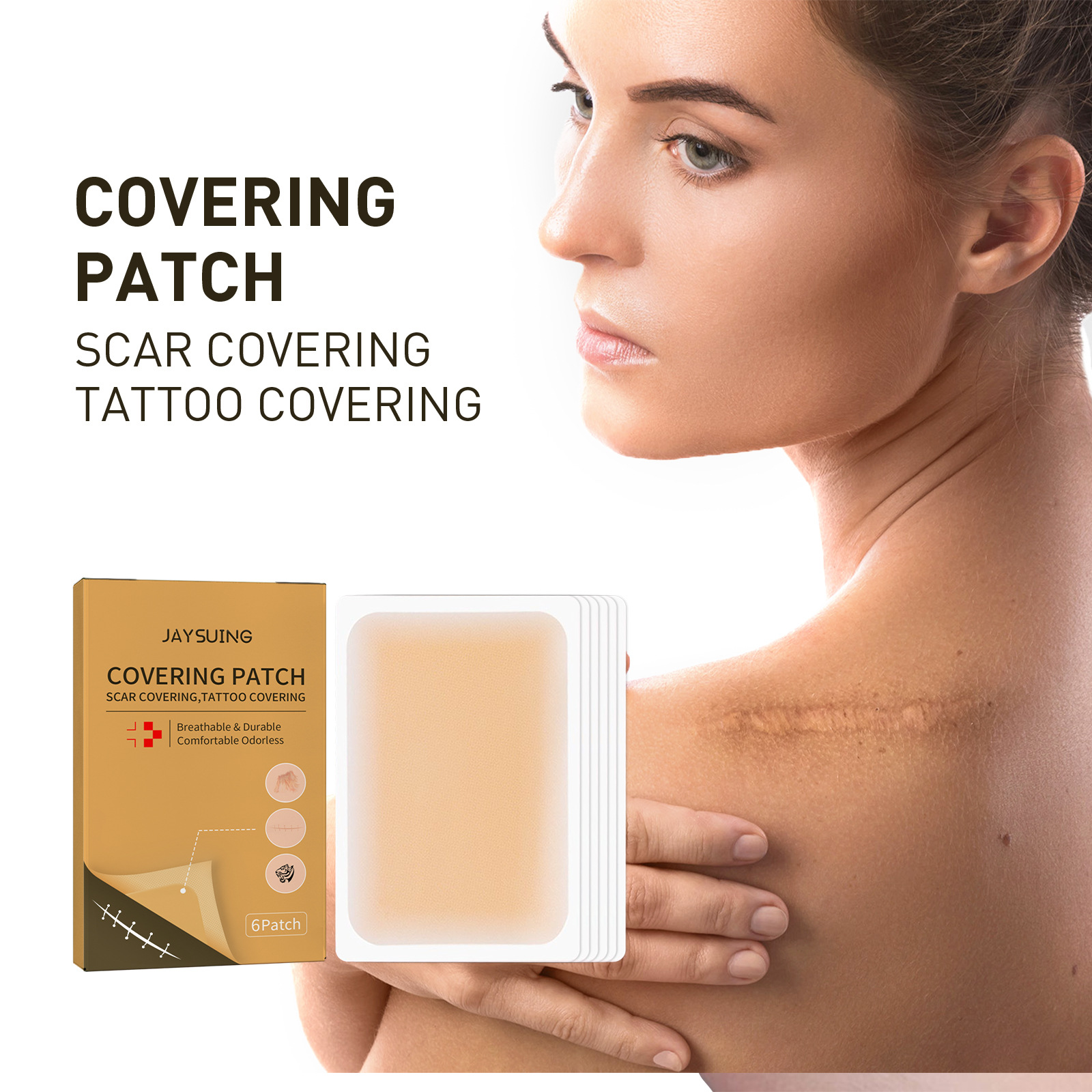 Jayswing tattoo scar concealer invisible waterproof skin color mask sticker_voghion.com