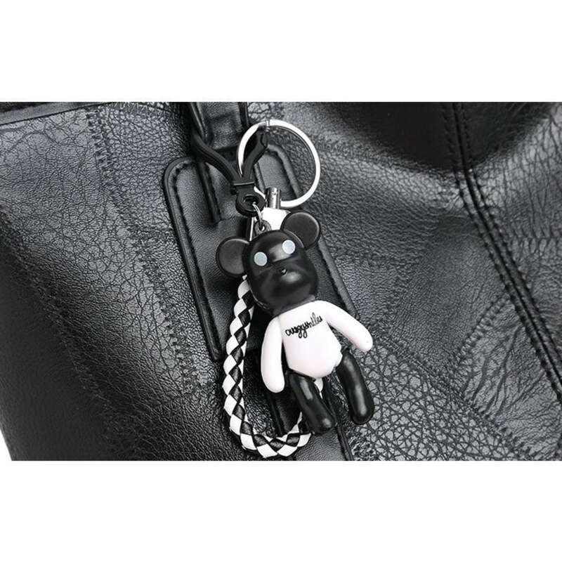 Borsa a mano alla moda con tracolla in pelle con trama intrecciata, grande capacità,_voghion.com