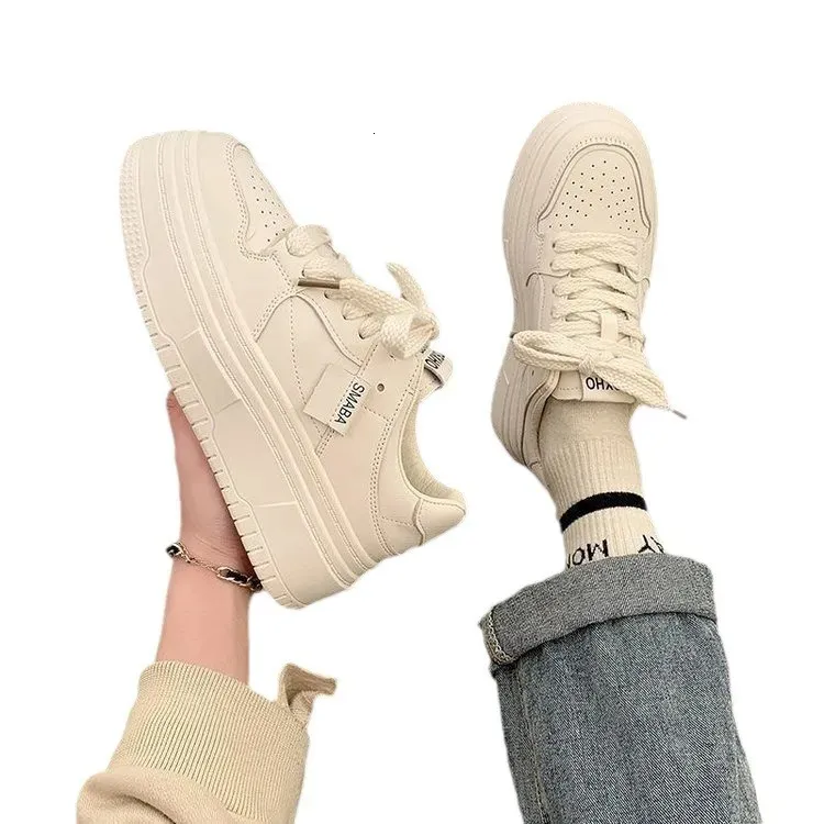 Casual Kvinna Sko Modis Rund tå Kilkorg Träskor Plattform Söt Retro Sommar Liten Sport Creepers Rom Snörning Leis_voghion.com