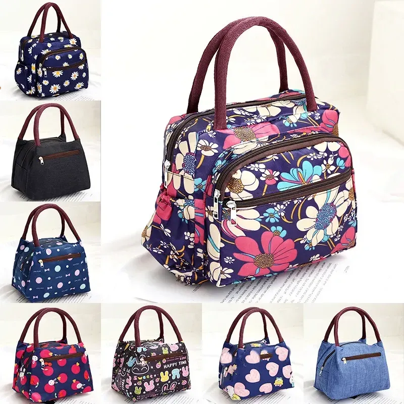 Tasche Frauen Männer Kühltaschen Wärmespeicher Ice Pac Tote Studenten Bento Erwachsene Picknick Essen Handtasche Tragbare Lunchbox_voghion.com