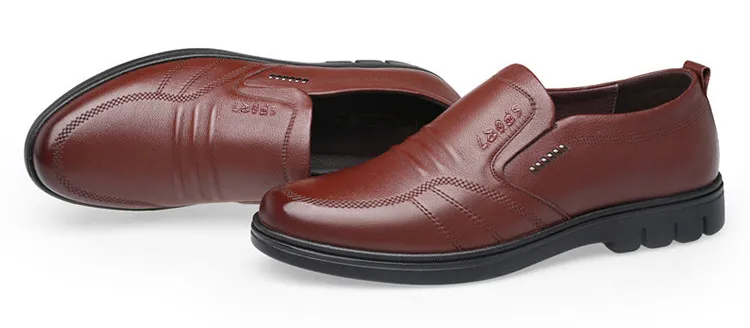 Man Sport Shoe Loafers Men Non-slip Leher Slip-on Black Driving Sneakers Male Dress Shoes Light Brehable Footwear_vogvips.com