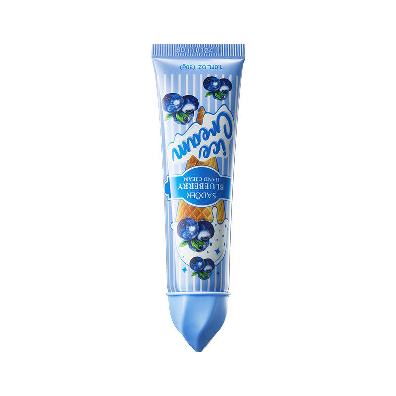 SADOER Crème pour les mains hydratante anti-fissures sèches à la myrtille pour l'automne et l'hiver_voghion.com