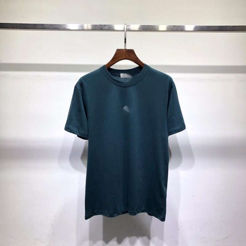 T-shirt unisex in cotone largo a maniche corte con stampa offset di marca nuova di zecca 6815 con lettere stampate_voghion.com