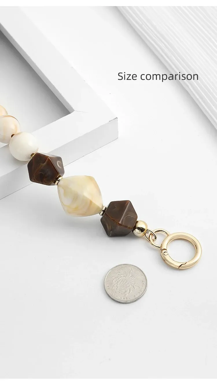 Acrylic Strap Removable Bag Accessories Colourful Womens Resin of bags Purse Chain Fishbone chain 241115_voghion.com