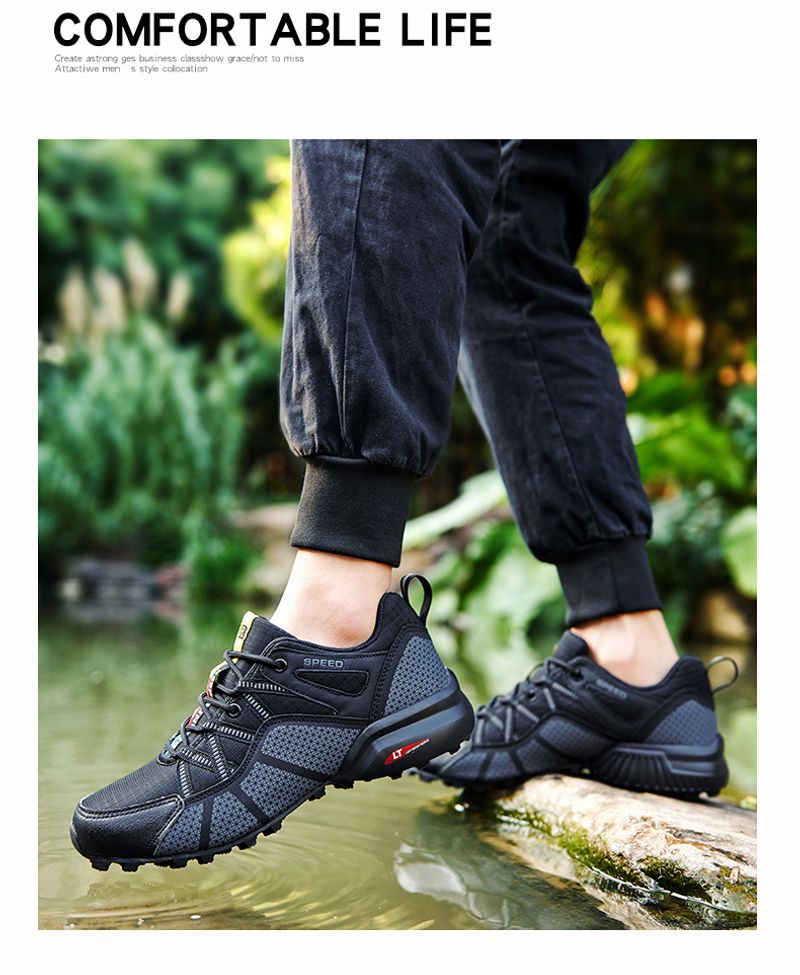 Cost performance Men's lightweight off-road running cycg waterproof outdoor hiking men's sports shoes, fashionable_voghion.com