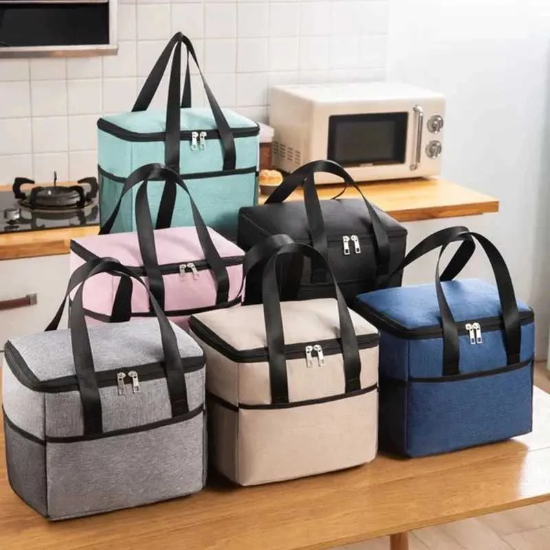 Bag Waterproof Portable Utility Cationic Large Thermal Insulation Thickened Large-capacity Bags Picnic Lunch BoxC241116_voghion.com