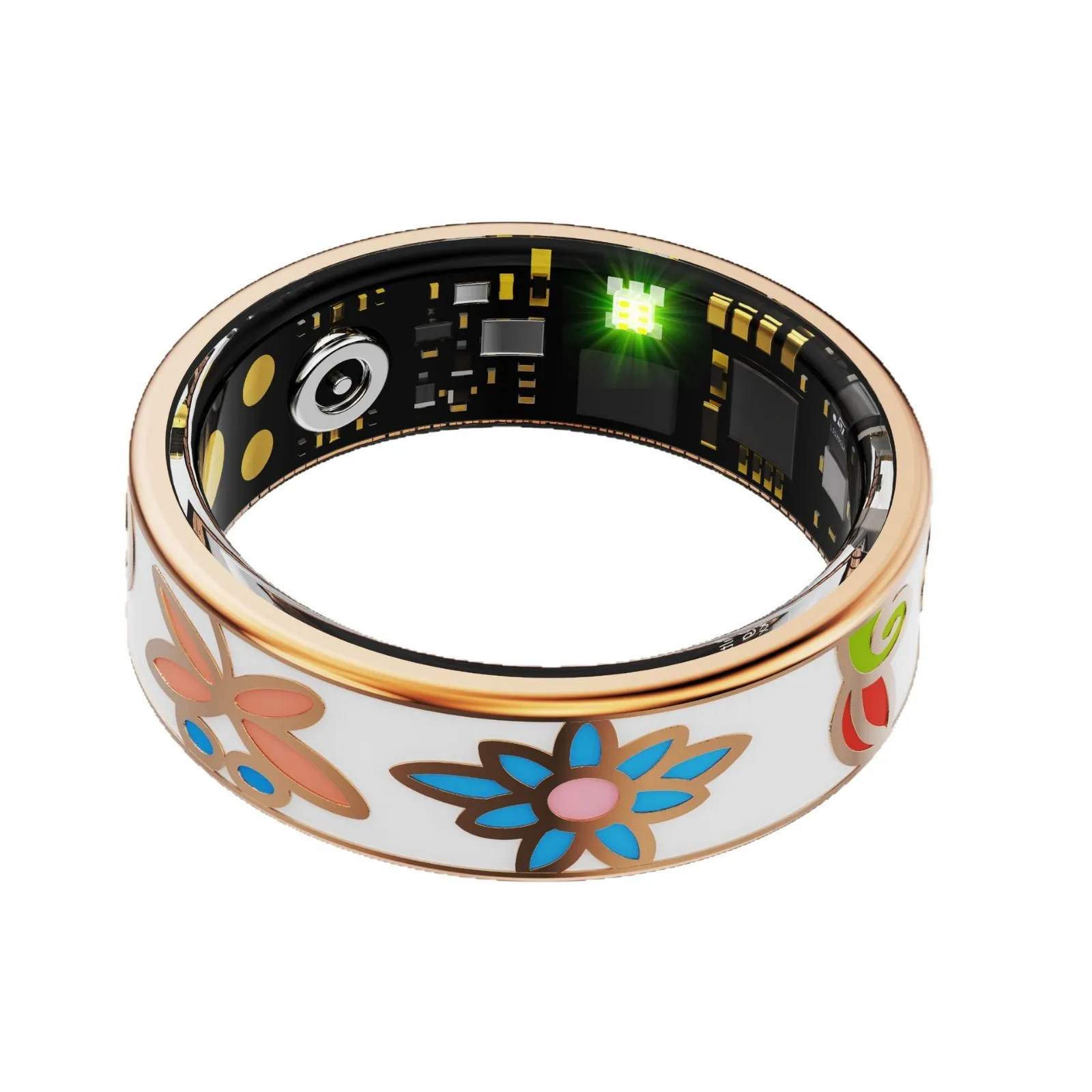R18 Women's Smart - Heart Rate/Blood Pressure/SpO2 Monitor, Sleep Tracking, Fiess Tracker, Step Counter, Remote Camera_voghion.com