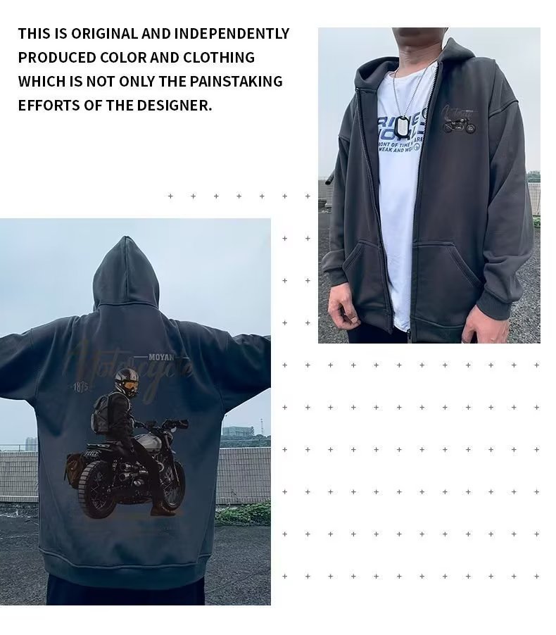 Neue Winterjacke mit Reißverschluss und Cartoon-Muster für Herren_voghion.com
