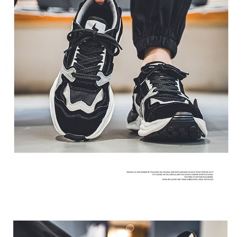 Herbst und Winter Neue Lauf Trendy Sport Männliche Studenten Mode Papa Casual Herrenschuhe_voghion.com