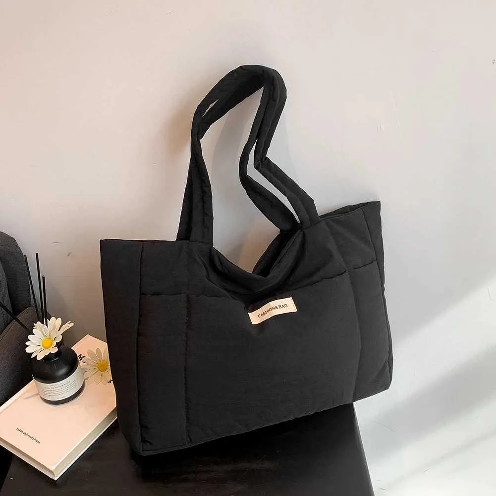 Damen Puffer Tasche Gesteppt Designer Schultertasche Shopping_voghion.com