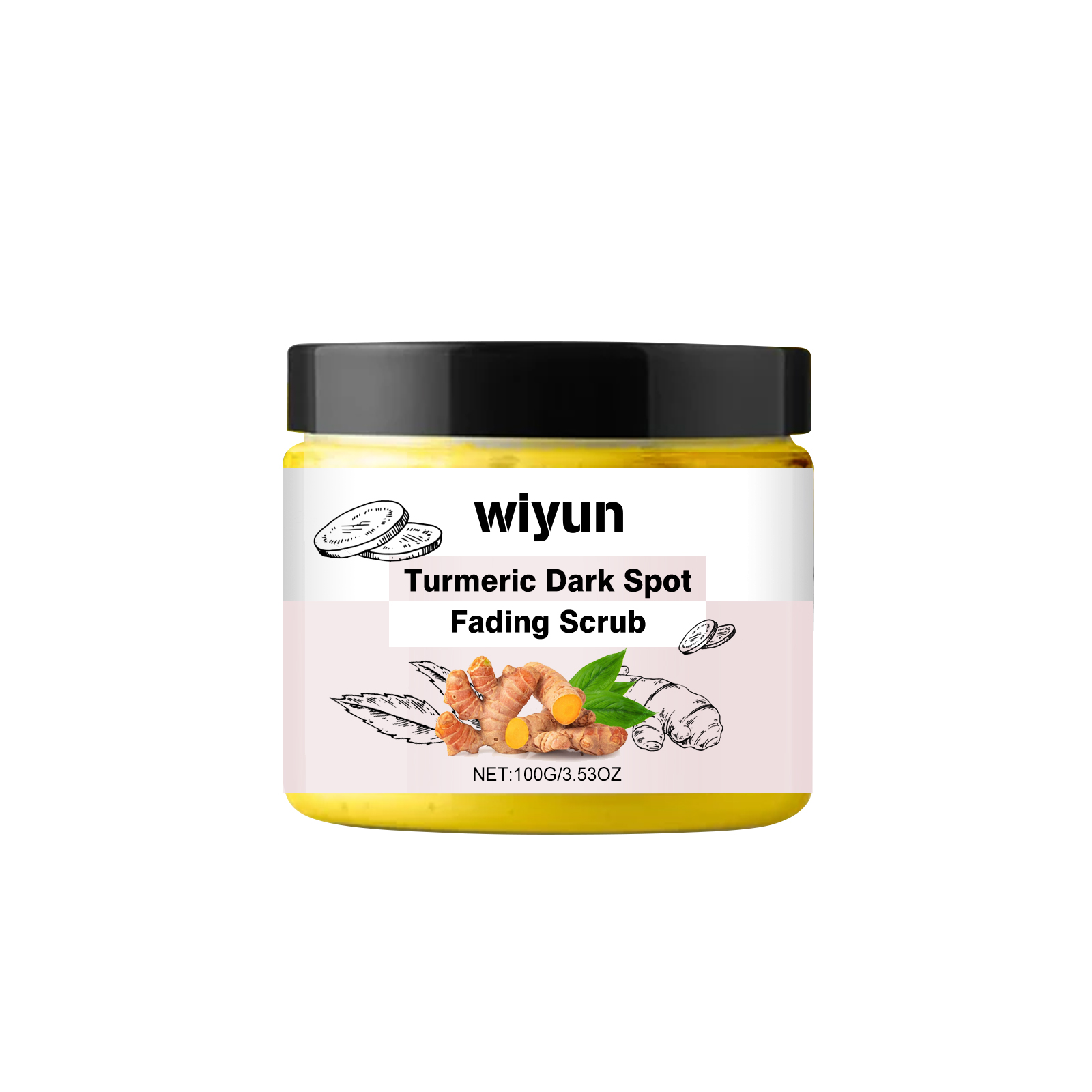 Wiyun Turmeric Scrub For Deep Body Cleansing Gentle Exfoliating Moisturizing Moisturizing Skin Cleansing Care_voghion.com